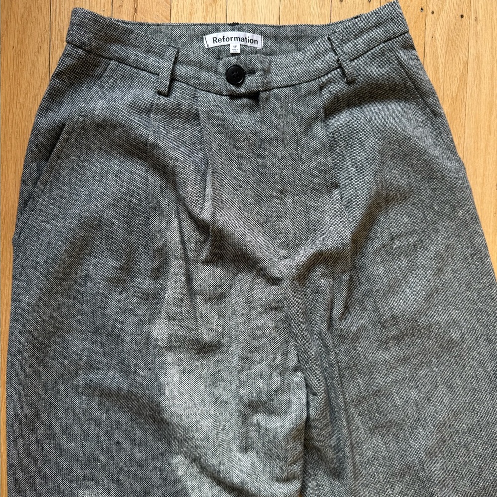 Reformation Wool Trousers